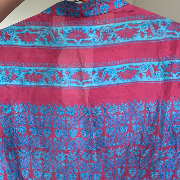 Rich and beautiful silk kurti. By designer Anupamaa. Best fits size S. - Picture 10 of 12